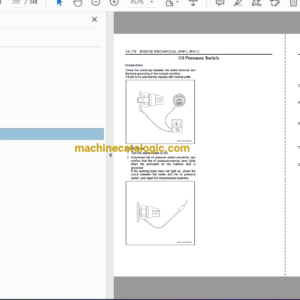 Hitachi ZX200-3 Engine Manual