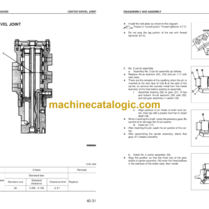 Komatsu PC210, PC210LC-6K PC240LC, PC240NLC-6K Hydraulic Excavator Shop Manual (EEBM001801)