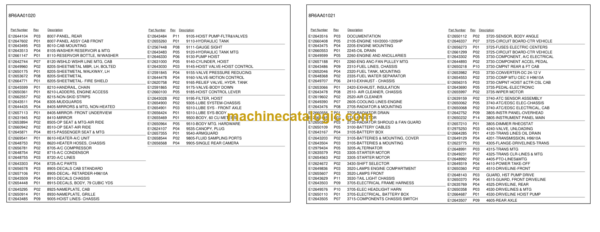 Hitachi EH1700-3 8R6AA Parts Catalog