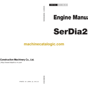 Hitachi SerDia2010 Engine Manual