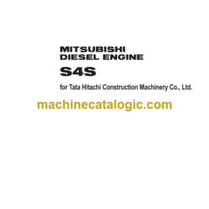 Hitachi S4S Mitsubishi Diesel Engine Service Manual