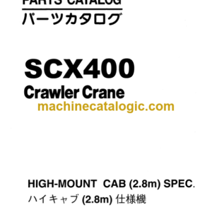 Hitachi CX040-0201- High-Mount Cab Spec. Crawler Crane Parts Catalog