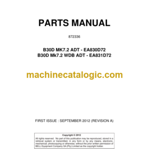 BELL B30D MK7.2 Parts Manual