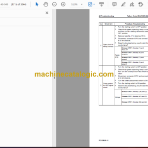 Komatsu PC138US-11 Hydraulic Excavator Shop Manual (SEN06662-07)