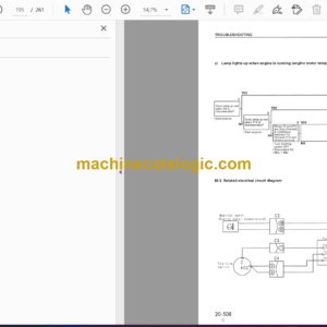 Komatsu PC15MR-1 Hydraulic Excavator Shop Manual (SEBM019002)