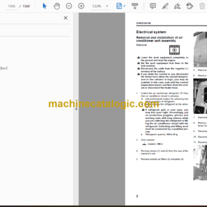 Komatsu PC2000-8 Hydraulic Excavator Shop Manual (SEN01607-35)