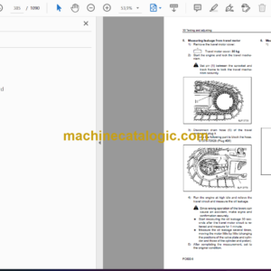 Komatsu PC600-8 PC600LC-8 Hydraulic Excavator Shop Manual (SEN00128-24)