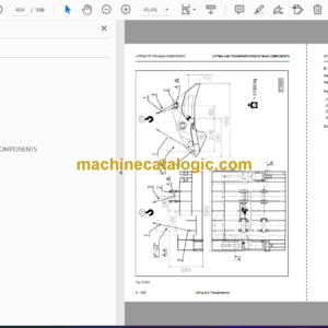 Komatsu PC8000E-6 Hydraulic Excavator Assembly and Transport Manual (AM12107up-EN-7)