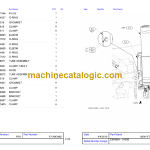 Hitachi EH1700-3 8R6BA Parts Catalog