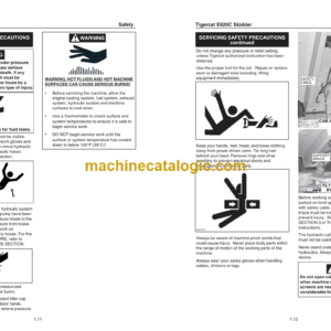 Tigercat E620C Skidder Service Manual (6205001 – 6205200) (31225A)