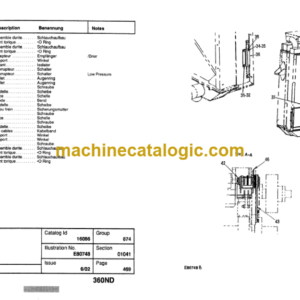 Hitachi EH1600-360ND Parts Catalog