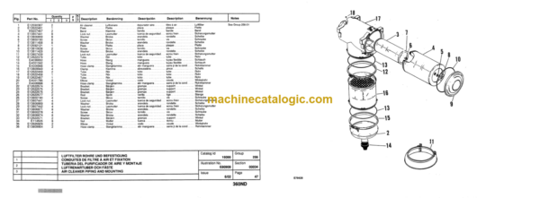 Hitachi EH1600-360ND Parts Catalog