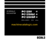 Komatsu PC1250-8 PC1250LC-8 PC1250SP-8 Hydraulic Excavator Field Assembly Manual (GEN00055-11)