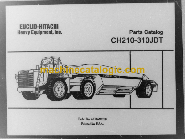 Hitachi CH210-310JDT Parts Catalog