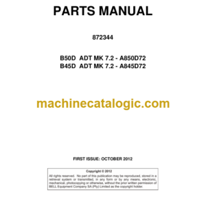 BELL ADT B45 B50D MK7.2 Parts Manual