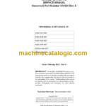 Hitachi BELL SMALL ADT MK7.2 Articulated Dump Truck Service Manual