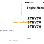 Hitachi 2TNV70, 3TNV70, 3TNV76 Engine Manual