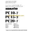 Komatsu PC10-7 PC15-3 PC20-7 Hydraulic Excavator Shop Manual (SEBM020P0703)