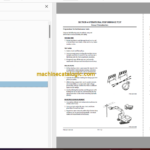 Hitachi ZX130-5G, ZX138MF-5G Hydraulic Excavator Technical Manual
