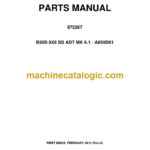 BELL B50D Mk 6.1 ADT Parts Manual