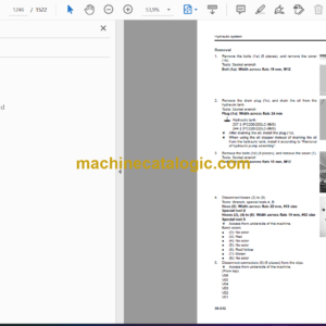 Komatsu PC200-8M0 PC200LC-8M0 PC220-8M0 PC220LC-8M0 Hydraulic Excavator Shop Manual (SEN06765-04)