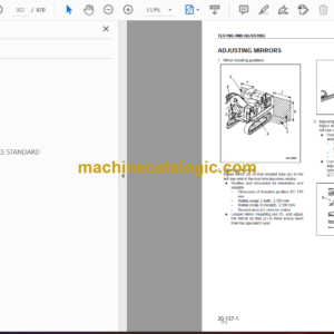 Komatsu PC750-7 PC800-7 Hydraulic Excavator Shop Manual (SEBM031314)