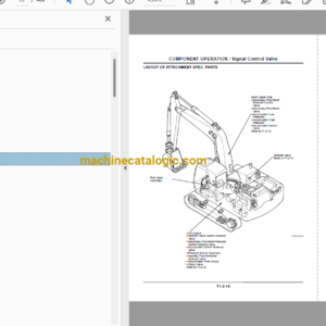 Hitachi ZX330-3 class Hydraulic Excavator Technical Manual