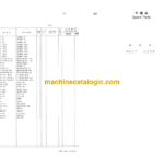 Hitachi CT10 Climbing Crane Parts Catalog