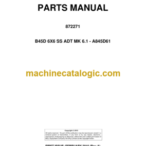 BELL B45D Mk 6.1 ADT Parts Manual