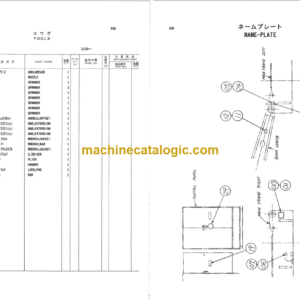 Hitachi E60-3 Parts Catalog