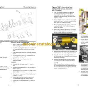 Tigercat TH575 Harvesting Head Service Manual (5750101 – 5752000) (28945AENG)