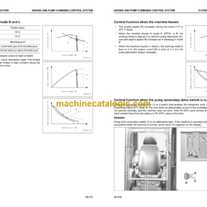 Komatsu HB215LC-3 Hydraulic Excavator Shop Manual (UENBM00464)