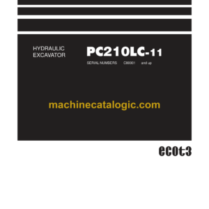 Komatsu PC210LC-11 Hydraulic Excavator Shop Manual (SEN06516-C6)