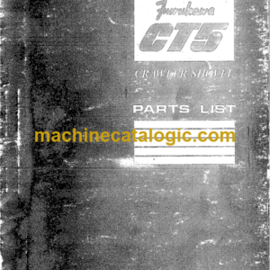 Hitachi CT5 Crawler Shovel Parts Catalog