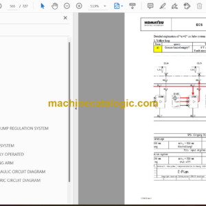 Komatsu PC5500-6 Hydraulic Mining Shovel Shop Manual (SMPC550015019)