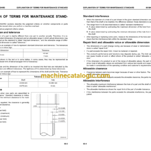 Komatsu PC138US-11E0 Hydraulic Excavator Shop Manual (WENBM00310)