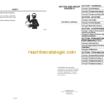 Hitachi ZX135USX-6, ZX210X-6, ZX210LCX-6 Hydraulic Excavator Technical Manual