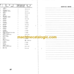 Hitachi CT5 Crawler Shovel Parts Catalog
