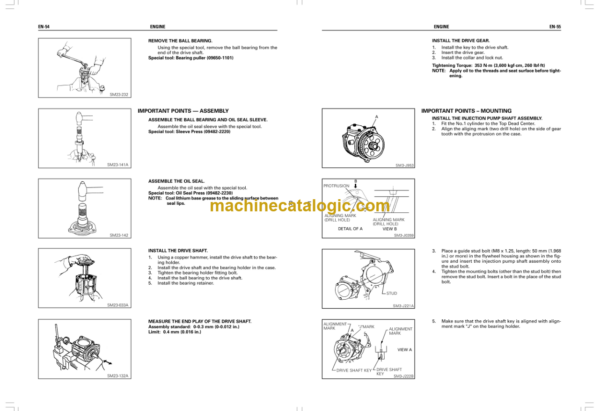 Hitachi J08C-TI Engine Manual