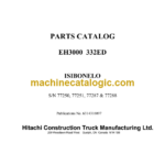 Hitachi EH3000-332ED, 332EDC Parts Catalog