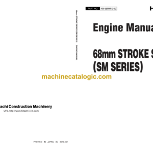 Hitachi 68mm Stroke SERIES (SM Series) Engine Manual