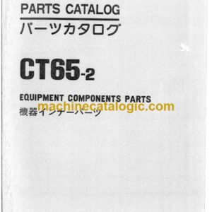 Hitachi CT65-2 Inner Parts Catalog