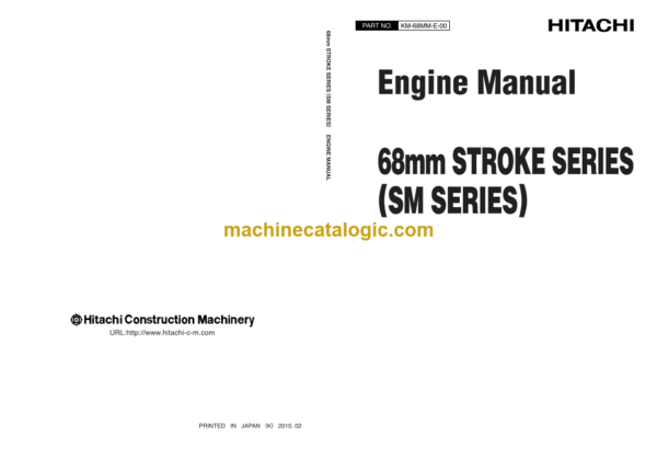 Hitachi 68mm Stroke SERIES (SM Series) Engine Manual