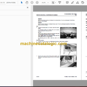 Komatsu PC360LC-11E0 PC360NLC-11E0 Hydraulic Excavator Shop Manual (UENBM00710)