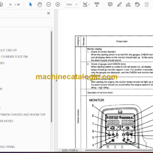 Komatsu PC600-6 PC600LC-6 Hydraulic Excavator Field Assembly Manual (SEAW004900)