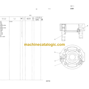 Hitachi CT65-2 Inner Parts Catalog