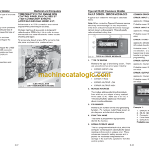 Tigercat C640C Clambunk Skidder Service Manual (6401601 – 6401999) (23827A)