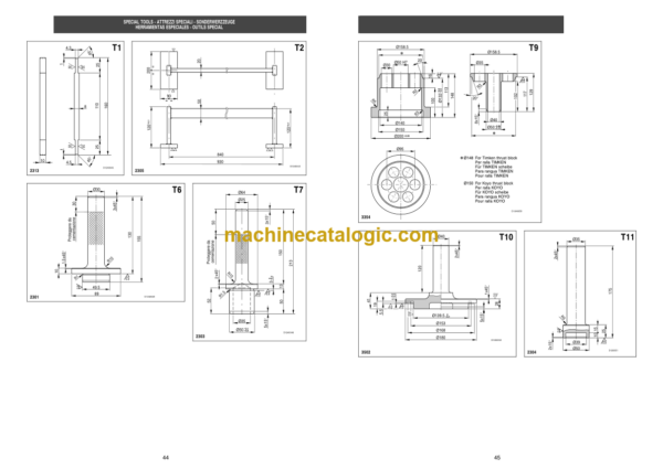 Hitachi 112-340 Axle Service Manual