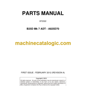 BELL B25D - MK 7 Parts Manual