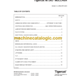 Tigercat M724D Mulcher Service Manual (724M2101 - 724M2500) (21325A)